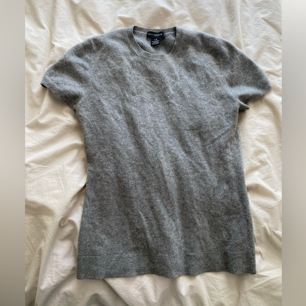 100% cashmere t-shirt, Holt Renfrew